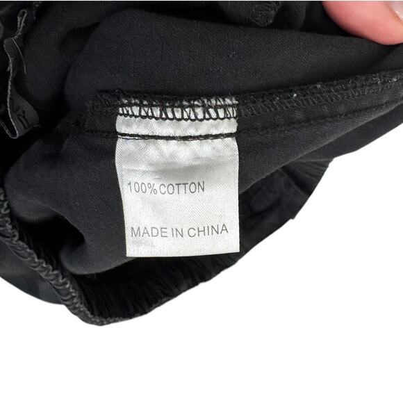 Carmar Black Distressed Belted Utility Mini Skirt UK 12 / US 8 A Line - Picture 7 of 8